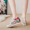 月琴纯橡胶双色运动旅游休闲鞋，帆布拼花布绣花中国风布鞋XQX2212 商品缩略图3