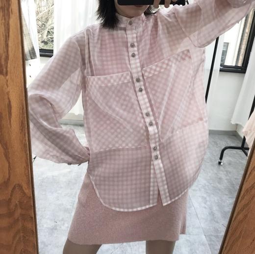 MOTOGUO Moisturized / Baby-Oiled Gingham Shirt		 MGSS2067 商品图0