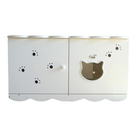 CatS猫家具横厕所一代 木制大号除臭全封闭防外溅猫砂盆 A1包邮 商品图3