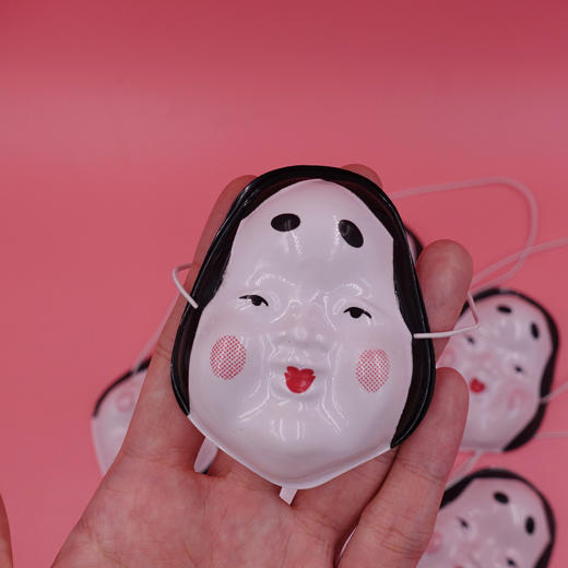 日本淘回传统民间玩具娃娃带日本歌姬面具 破烂儿大老王 商品图3