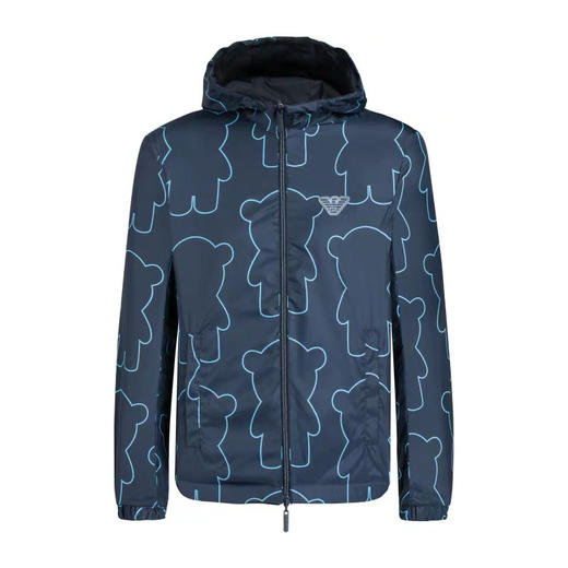 小熊系列阿玛尼emporioarmani双面穿风衣外套男