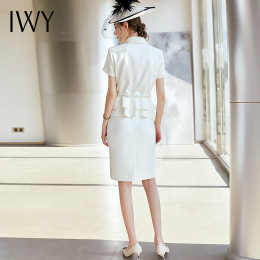 IWY/白色套裙西服套装A-CS810 商品图7