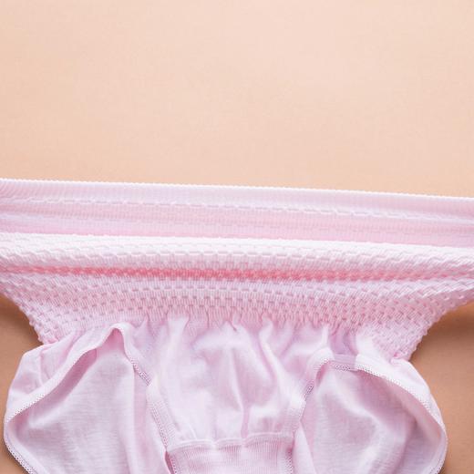 女士经典爆款大版精梳棉颗粒腰收腹裤高腰内裤2029 商品图13