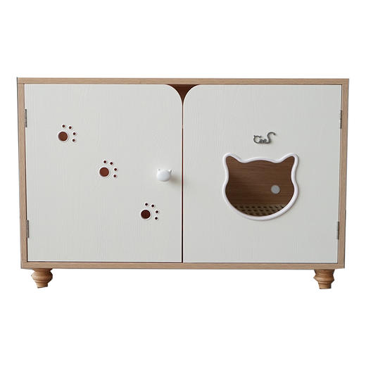 CatS猫家具横厕所二代 拼色设计全封闭防外溅猫砂盆 A6包邮 商品图4