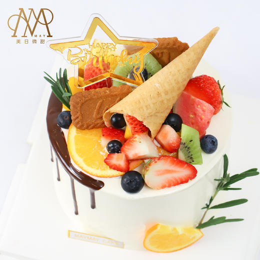 【3236】韩式水果甜筒”蛋糕 商品图1