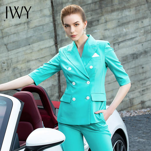 IWY/薄荷绿色西装套装202008CP1 商品图4