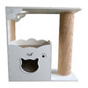 CatS猫家具两层木制猫爬架 猫屋剑麻猫抓柱H3b 送全套垫 包邮 商品缩略图4
