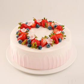 简约时光·草莓鲜果蛋糕