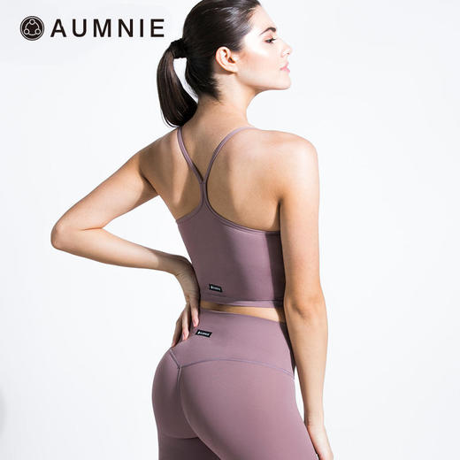 AUMNIE 经典Y形裸感露脐背心 / Y NUDE TANK 商品图1