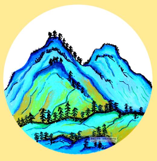 《美丽的风景》油画棒/千里江山【自动发货：下单后，点击手机短信中收到的链接，即可获取文件下载的链接；如有任何问题，可添加客服微信hm33268获得帮助】 商品图0