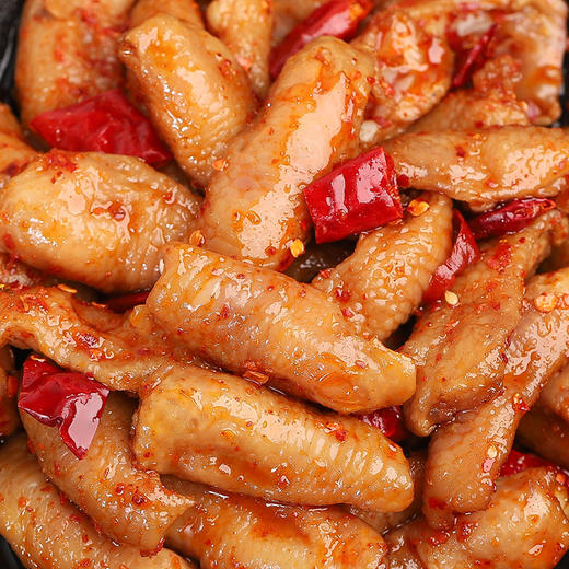 【四川风味 冷吃鸡脚筋】椒盐记香辣鸡脚筋 100g*1袋 包邮