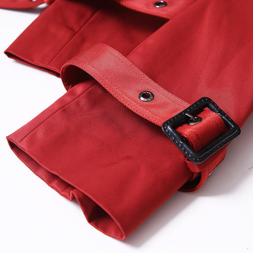 EITIE爱特爱女装秋季新款洋气复古经典翻领双排扣风衣外套女6004707 商品图10