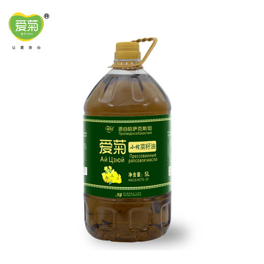 爱菊小榨菜籽油5L 商品图1