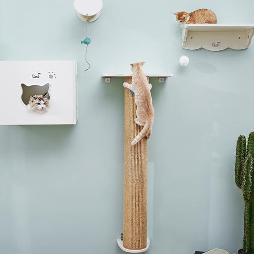 CatS猫家具猫墙系列之墙上抓柱 剑麻通天柱猫抓板磨爪器 F5包邮 商品图1