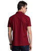 Marco Azzali 酒红色纯棉短袖POLO衫 T5057900 商品缩略图3