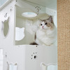 CatS猫家具猫爬架竖猫厕所爬架 木制全封闭猫砂盆 剑麻柱 D4 送垫子 包邮 商品缩略图1