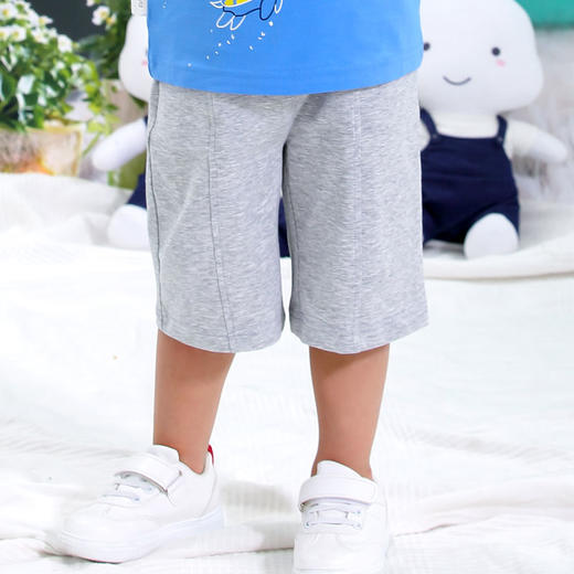 棉果果夏季男童短袖套头圆领T恤M212140220281 商品图2