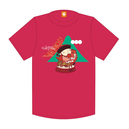 乾隆游-朕在出巡-T恤（红） 商品图0