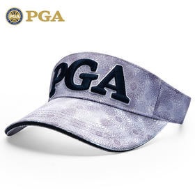美国PGA 高尔夫男士球帽 无顶透气帽  防晒遮阳 吸汗内里 可调节