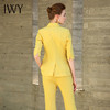 IWY/主持人同款黄色五分袖喇叭裤西装套装CP9175 商品缩略图6