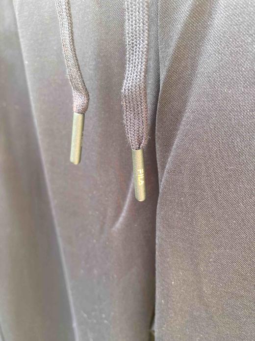 Fila 女款秋季弹力黑色九分裤 松紧腰 商品图6