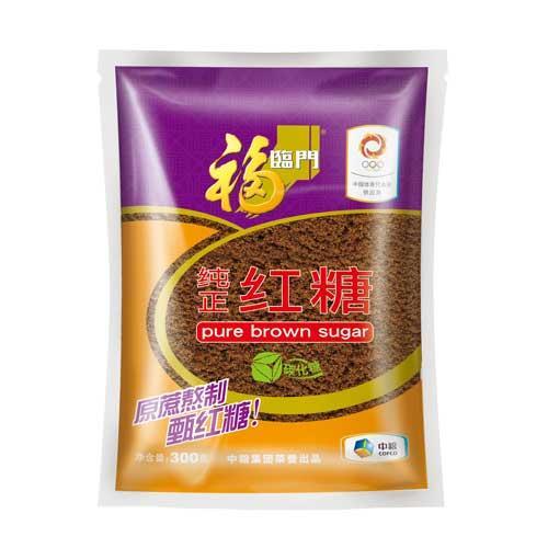 中粮福临门纯正红糖300g 原蔗熬制调味品厨房烘焙原料 商品图3