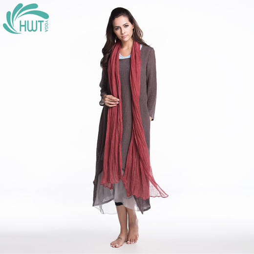 HWT全麻折绉盘扣禅衣 商品图3