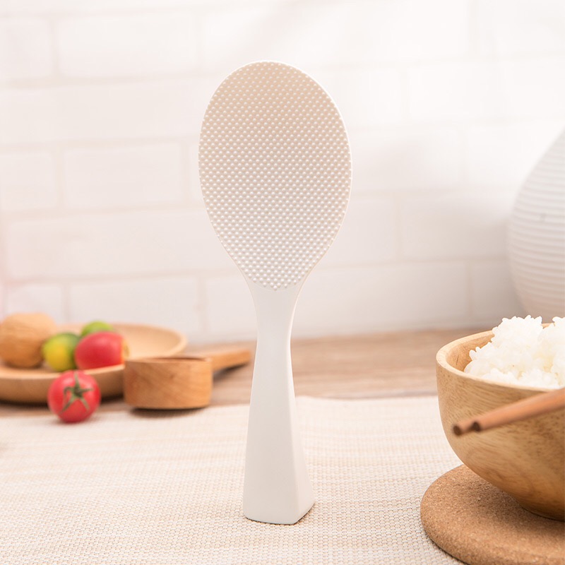 心选 日本可站立不粘饭勺 健康安全家用盛饭勺饭瓢不粘 白色