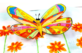 《花丛中的蝴蝶》低幼【自动发货：下单后，点击手机短信中收到的链接，即可获取文件下载的链接；如有任何问题，可添加客服微信hm33268获得帮助】