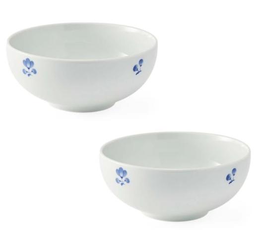 KwangjuYo Korean Trigonotis Pattern Square Bowl瓷碗组#630890JPY带授权招加盟代理 商品图0