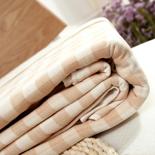 有机彩棉双人空调被毛毯 180*200cm 【低敏人群、婴幼儿】包邮 商品图1