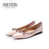 西村名物2020春季新品时尚潮流百搭女单鞋小牛皮女鞋T20AE19821 商品缩略图0