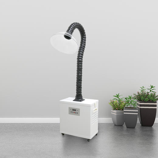 带遥控器和万向轮的艾灸烟雾净化器 商品图0