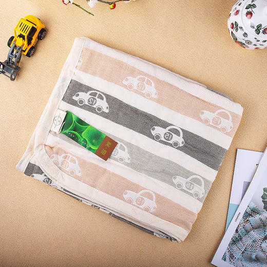 有机棉 纱布抱被110*110cm【0-2岁婴幼儿强烈推荐】 包邮 商品图1