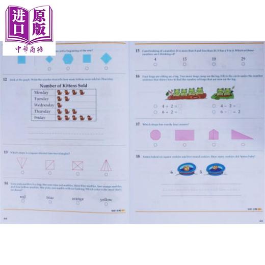 【中商原版】FLASHKIDS预测卷1-8年级 Test Prep Grade 1-8(Flash Kids Harcourt Family Learning) 课外练习 亲子英文学习 分级英文 商品图4