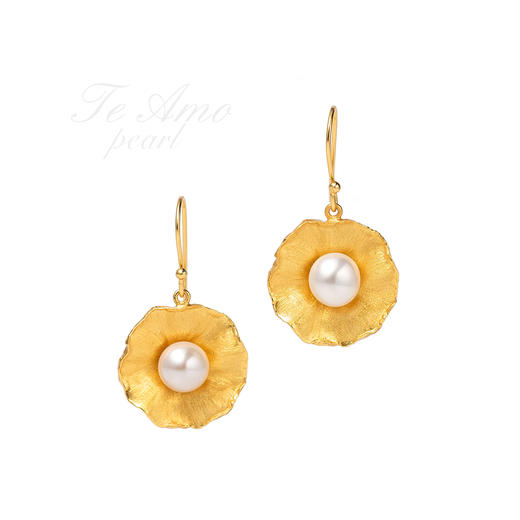 【太阳花】系列 淡水珍珠耳饰/戒指/吊坠系列/代表作品 商品图4