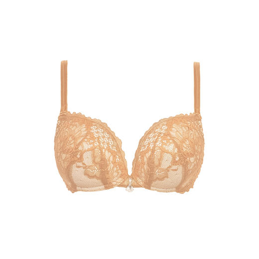 【秒杀品不退不换】皇家丽美小胸聚拢记忆钛圈性感蕾丝美背文胸不空杯WJ1812-2 商品图4