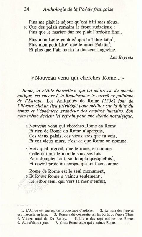 预售 【法国法文版】法语诗歌 从维庸到魏尔伦 法文原版 Anthologie de la poésie franaise de Villon à Verlaine Collectif 商品图6