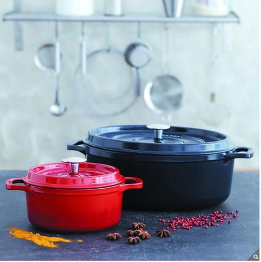 Invicta Cast Iron Casserole法国知名铸铁蒸锅#629804韩国直邮JPY带授权招加盟代理 商品图0