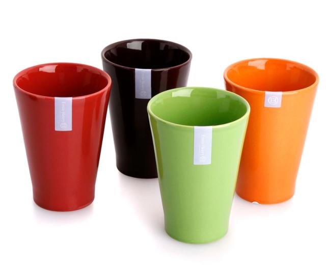 法国Emile Henry Cup Set 4P时尚瓷制杯套组#612444韩国直邮JPY带授权招加盟代理