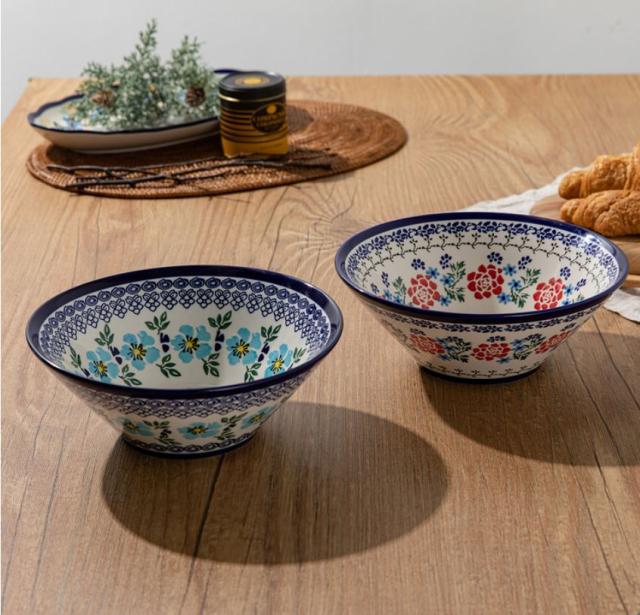 Blooming Garden Noodle Bowl Set 4P高级碗套装#632040韩国直邮JPY带授权招加盟代理