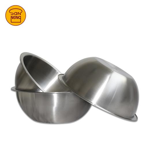 三能不锈钢加厚打蛋盆搅拌盆奶油打发和面料理盆DIY烘焙工具家用 商品图5