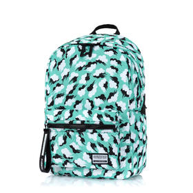 【美旅】EK联名 印花 时尚设计 潮流个性 街头撞色 轻便 宽织带 大容量 防泼水 双肩包 背包 书包 HA3*005