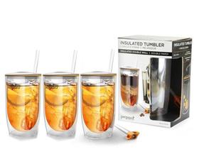 Prepara Ice Tumbler & Straw Set 3PK休闲保冷杯#602543韩国直邮JPY带授权招加盟代理