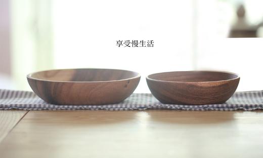 圆形木碗手工复古大号实木泡面碗日式成人儿童饭碗 商品图5