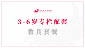 3-6岁专栏配套教具套餐(A)