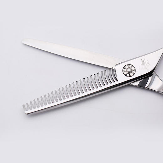 ZEBRA斑马剪刀E602665 牙剪/调量剪/无痕牙剪/打薄剪/去发量10-15%/ 平齿/26根齿/正刃/6寸 商品图2