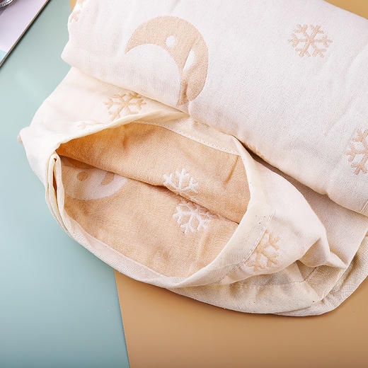 有机棉 纱布抱被110*110cm【0-2岁婴幼儿强烈推荐】 包邮 商品图6