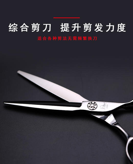 ZEBRA斑马剪刀E60062 磨砂/锋利/直发/刘海/结构剪/线条剪/半手型/平剪/6.0寸 商品图2