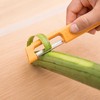 全球心选 日本可站立削皮蔬菜水果刨刀刮皮器 去皮神器 橙色 商品缩略图1
